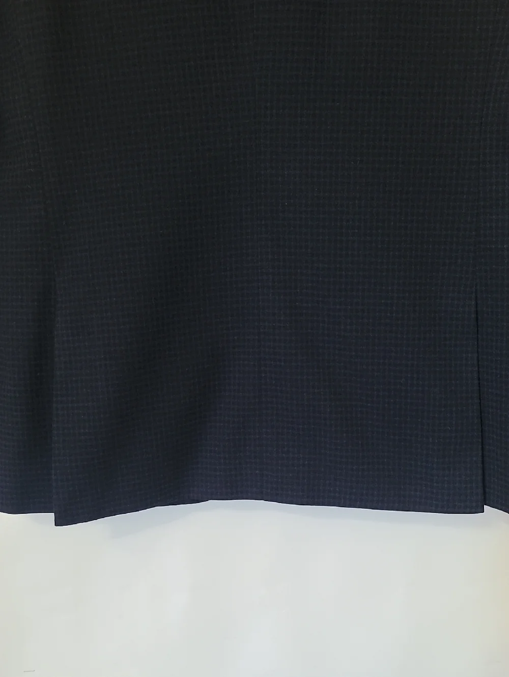 Bar III Men's Slim Fit Black &Navy Sport Coat Blazer Blue Pocket Square - 42L